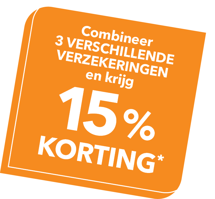 Combinez 3 assurances différentes et profitez de 15% de réduction